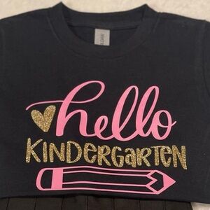 Kindergarten Back To School Tee